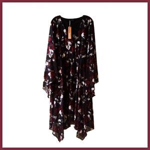 NWT Skull and Roses Pattern Dress by BloomChic Size 18/20